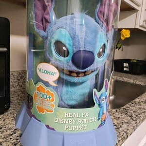 Disney Stitch Real FX Puppet - Blue and Purple